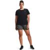 imageUnder Armour Womens Play Up 30 ShortsCarbon Heather 090Black
