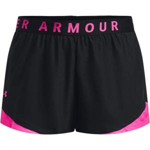 imageUnder Armour Womens Play Up 30 Shorts023 Black  Rebel Pink  Rebel Pink