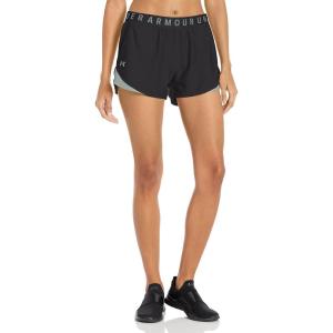 imageUnder Armour Womens Play Up 30 Shorts047 Black   Opal Green