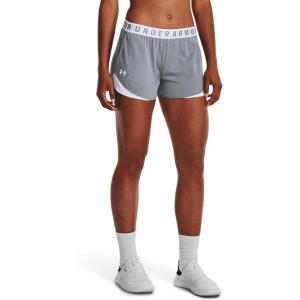 imageUnder Armour Womens Play Up 30 Shorts055 Steel Light Heather  White  White