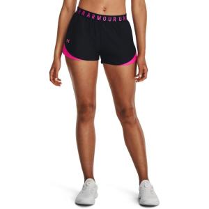 imageUnder Armour Womens Play Up 30 Shorts057 Black  Rebel Pink  Rebel Pink