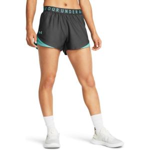 imageUnder Armour Womens Play Up 30 Shorts058 Castlerock  Radial Turquoise  Radial Turquoise