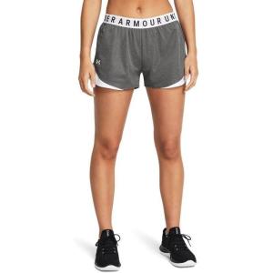 imageUnder Armour Womens Play Up 30 Shorts091 Carbon Heather  White  White