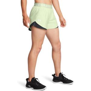imageUnder Armour Womens Play Up 30 Shorts383 Retro Green  Forest Green  White