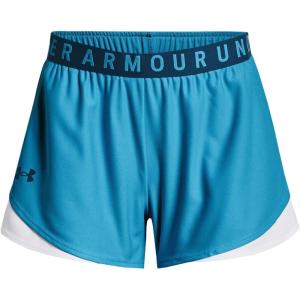 imageUnder Armour Womens Play Up 30 Shorts419 Capri  Petrol Blue  White