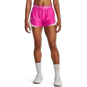 imageUnder Armour Womens Play Up 30 Shorts654 Rebel Pink  White  White