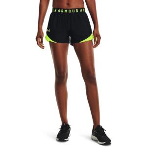 imageUnder Armour Womens Play Up 30 ShortsBlack 035Highvis Yellow