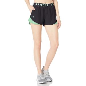 imageUnder Armour Womens Play Up 30 ShortsBlack Green Haze