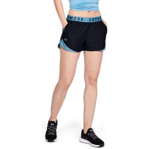 imageUnder Armour Womens Play Up 30 ShortsBlack Mobile Blue