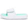 imageUnder Armour Womens Ignite Pro 8 Slide Sandal023 Distant GrayComet GreenWhite