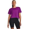 imageUnder Armour Womens Motion Short Sleeve T Shirt573 Mystic Magenta   Black