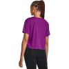 imageUnder Armour Womens Motion Short Sleeve T Shirt573 Mystic Magenta   Black