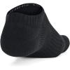 imageUnder Armour Unisex Adult Training Cotton No Show Socks 3 Pairs001 Black  Black  White