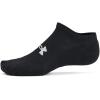 imageUnder Armour Unisex Adult Training Cotton No Show Socks 3 Pairs001 Black  Black  White