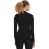 imageUnder Armour Womens HeatGear Compression LongSleeve TShirtBlack 001White