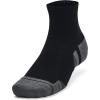 imageUnder Armour Unisex Adult Performace Cotton Quarter Socks 3 Pairs001 Black  Black  Pitch Gray