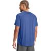 imageUnder Armour Mens Tech 20 VNeck ShortSleeve TShirt433 Tech Blue   Black