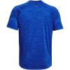 imageUnder Armour Mens Tech 20 VNeck ShortSleeve TShirt487 Versa Blue  Bauhaus Blue  Black