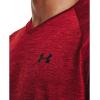 imageUnder Armour Mens Tech 20 VNeck ShortSleeve TShirt610 Stadium Red  Red  Black