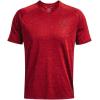imageUnder Armour Mens Tech 20 VNeck ShortSleeve TShirt610 Stadium Red  Red  Black