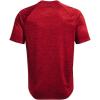 imageUnder Armour Mens Tech 20 VNeck ShortSleeve TShirt610 Stadium Red  Red  Black