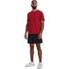 imageUnder Armour Mens Tech 20 VNeck ShortSleeve TShirt610 Stadium Red  Red  Black