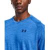 imageUnder Armour Mens Tech 20 VNeck ShortSleeve TShirtBrilliant Blue 787Academy Blue