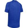 imageUnder Armour Mens Tech 20 VNeck ShortSleeve TShirtEmotion Blue 401Black