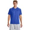 imageUnder Armour Mens Tech 20 VNeck ShortSleeve TShirtEmotion Blue 401Black