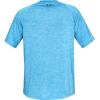 imageUnder Armour Mens Tech 20 VNeck ShortSleeve TShirtEther Blue 452Academy Blue