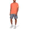 imageUnder Armour Mens Tech 20 VNeck ShortSleeve TShirtOrange Glitch