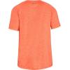 imageUnder Armour Mens Tech 20 VNeck ShortSleeve TShirtOrange Glitch 882Pitch Gray