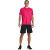 imageUnder Armour Mens Tech 20 VNeck ShortSleeve TShirtPenta Pink 975Black