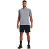 imageUnder Armour Mens Tech 20 VNeck ShortSleeve TShirtSteel 035Black