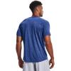 imageUnder Armour Mens Tech 20 VNeck ShortSleeve TShirtTech Blue 432White