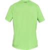 imageUnder Armour Mens Tech 20 VNeck ShortSleeve TShirtZap Green 722Jet Gray