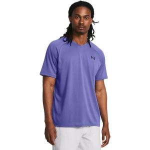 imageUnder Armour Mens Tech 20 VNeck ShortSleeve TShirt561 Starlight   Black
