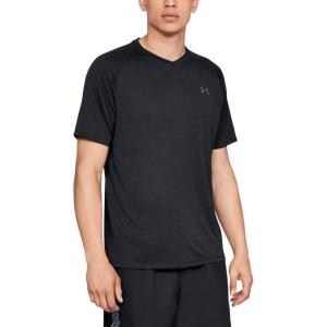 imageUnder Armour Mens Tech 20 VNeck ShortSleeve TShirtBlack