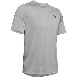 imageUnder Armour Mens Tech 20 VNeck ShortSleeve TShirtMod Gray