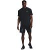 imageUnder Armour Mens AcademySteel UA Woven Graphic Modern Low Rise MultiSport Short002 Black   Pitch Gray