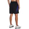 imageUnder Armour Mens AcademySteel UA Woven Graphic Modern Low Rise MultiSport Short003 Black   Versa Blue