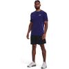 imageUnder Armour Mens AcademySteel UA Woven Graphic Modern Low Rise MultiSport Short005 Black   Glacier Blue