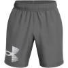 imageUnder Armour Mens AcademySteel UA Woven Graphic Modern Low Rise MultiSport Short025 Castlerock   White