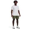 imageUnder Armour Mens AcademySteel UA Woven Graphic Modern Low Rise MultiSport Short390 Marine Od Green   White