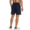 imageUnder Armour Mens AcademySteel UA Woven Graphic Modern Low Rise MultiSport Short410 Midnight Navy   White