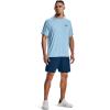 imageUnder Armour Mens AcademySteel UA Woven Graphic Modern Low Rise MultiSport Short426 Varsity Blue   Blizzard