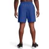 imageUnder Armour Mens AcademySteel UA Woven Graphic Modern Low Rise MultiSport Short432 Tech Blue   Black