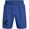 imageUnder Armour Mens AcademySteel UA Woven Graphic Modern Low Rise MultiSport Short432 Tech Blue   Black