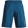 imageUnder Armour Mens AcademySteel UA Woven Graphic Modern Low Rise MultiSport Short437 Petrol Blue   Capri