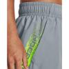 imageUnder Armour Mens AcademySteel UA Woven Graphic Modern Low Rise MultiSport Short465 Harbor Blue   Lime Surge